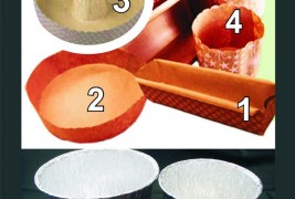 Moldes de papel y aluminio x unidad