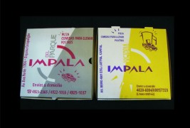 Consultar por cajas de Pizza Impresas B/M y M/M.