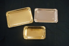 Platos Dorados x 100 unid.